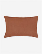 Luna Linen Lumbar Pillow | Superior Long Fiber Flax, Tonal Stitch Detail