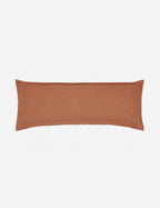 Luna Linen Lumbar Pillow | Superior-Quality Flax, Tonal Stitch Detail