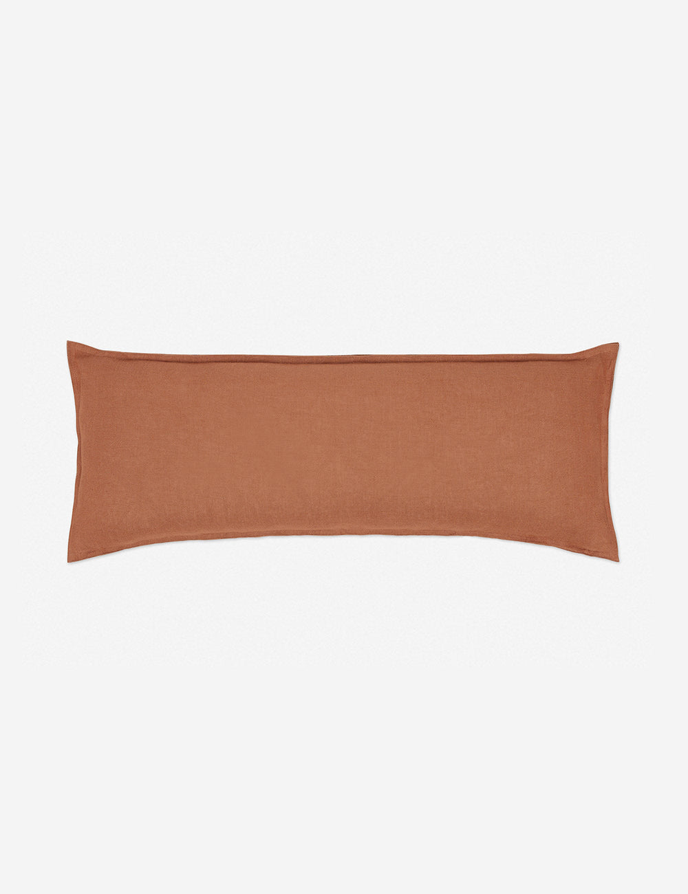 Luna Linen Lumbar Pillow | Superior-Quality Flax, Tonal Stitch Detail