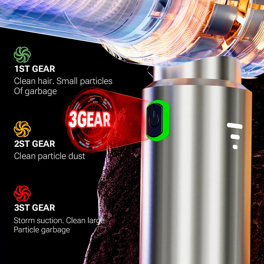 Zyphron – Wireless Car Handheld Vacuum Cleaner with Blowing Function