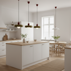 Luna Colored Glass Pendant Light | Adjustable Height, Modern Design