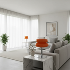 Lunaro Table Lamp | Bauhaus Design, Glass Ripple Shade