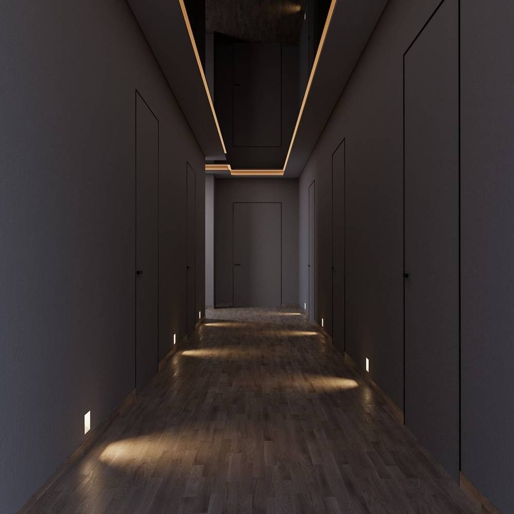 AabanLux: Rectangular Stair Light Aluminum LED with Motion Sensor – for Hallway & Staircase