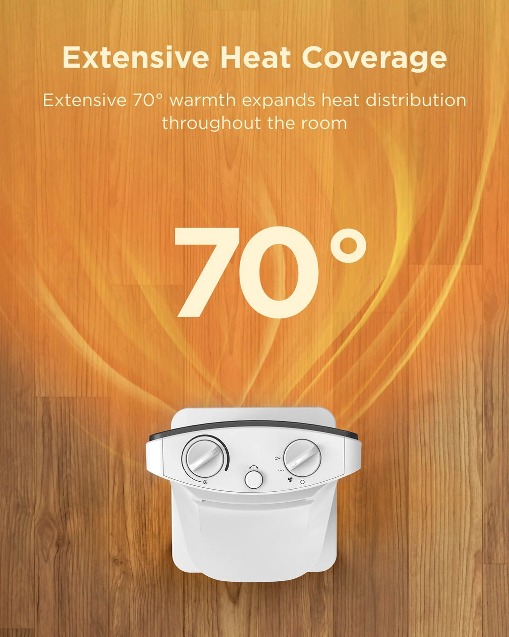 Freynthe - Electric Ceramic Heater with Thermostat and Oscillation