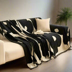 AbstractAura: Sofa Cover in Chenille Style with Artistic Pattern & Decorative Accent – for Sofa & Bedroom