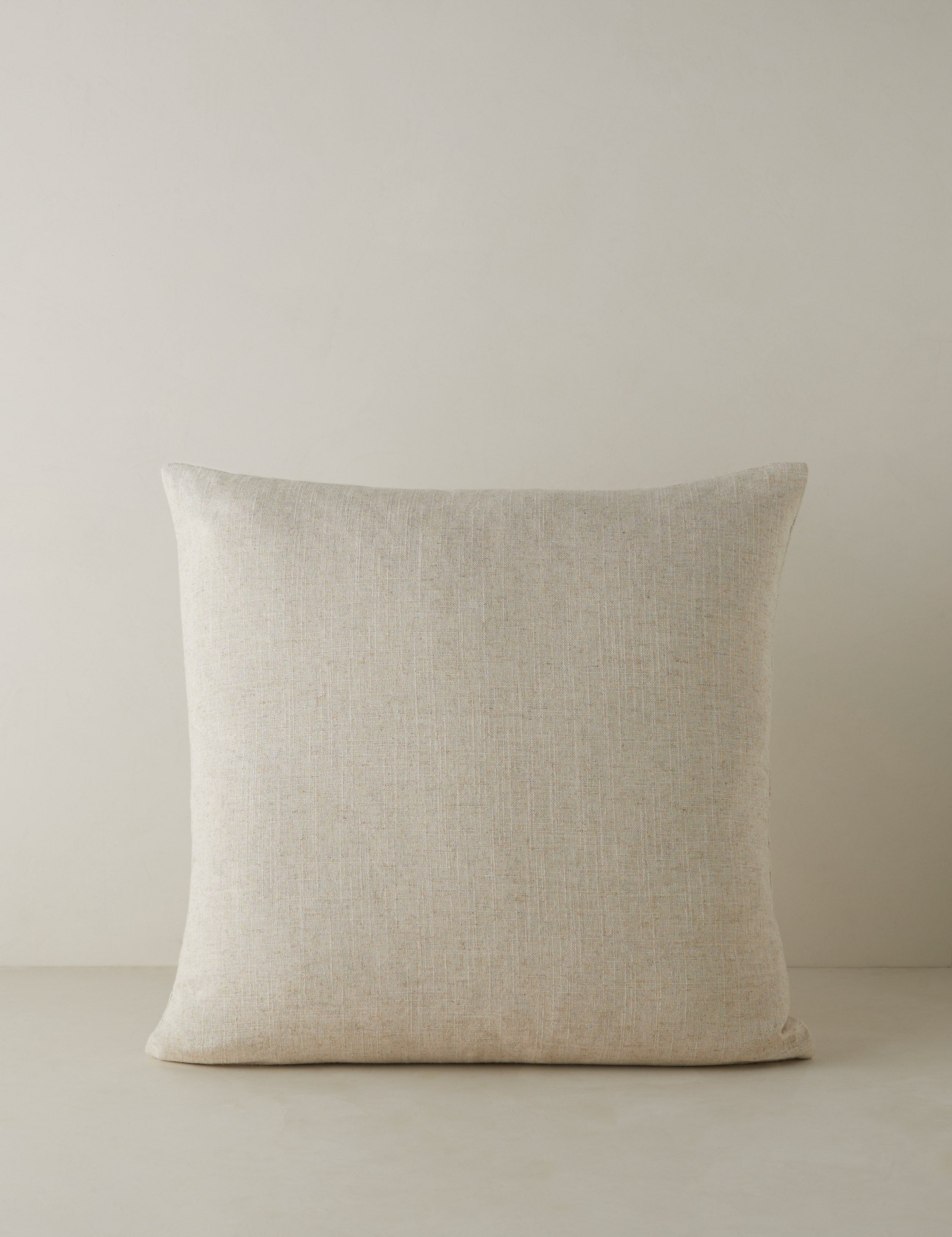 Bento Embroidered Pillow | Linen with Double Stitch Detail