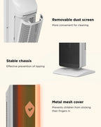 Freynthe - Electric Ceramic Heater with Thermostat and Oscillation