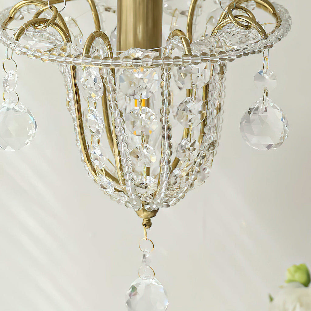 Acento Brass & Glass Wall Sconce