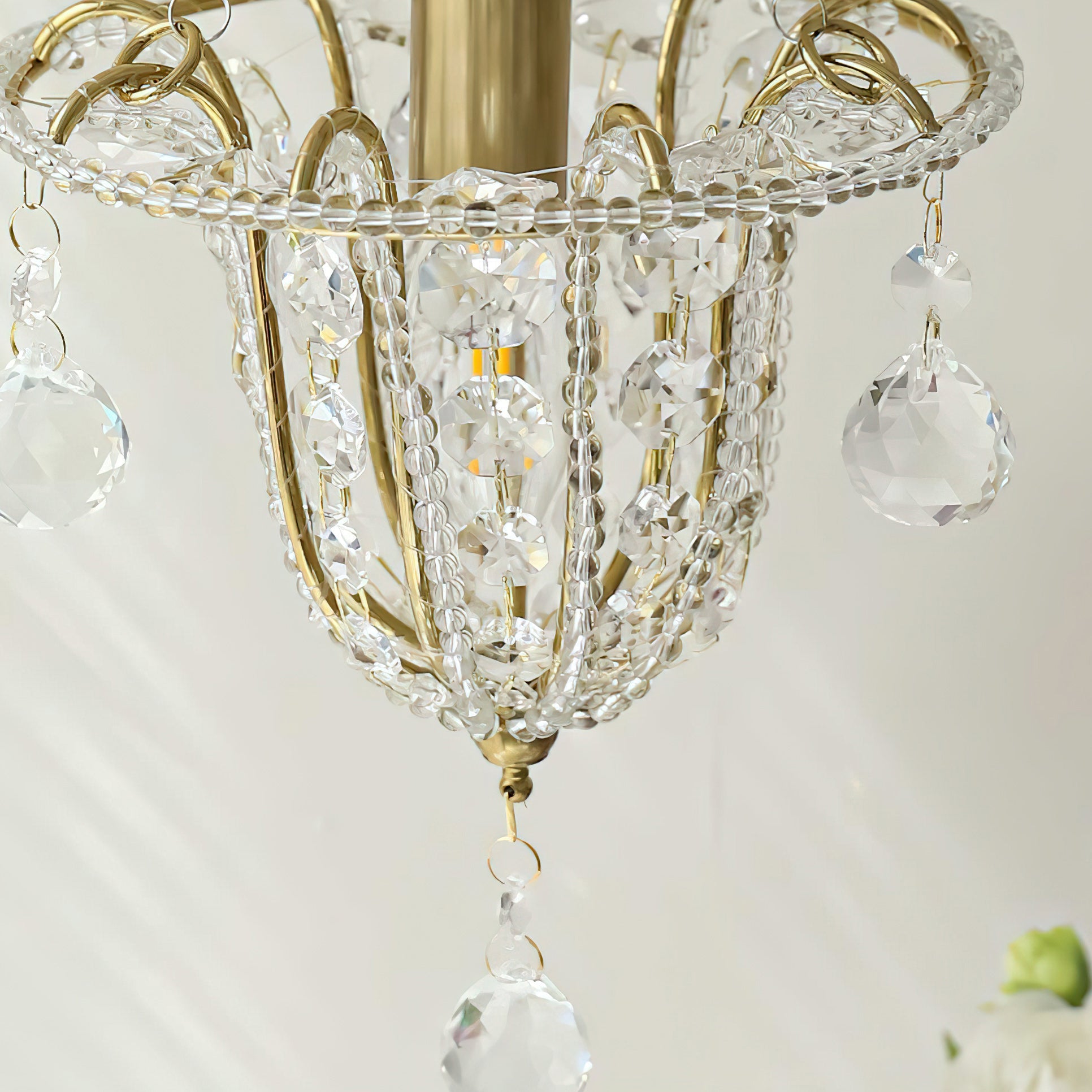 Acento Brass & Glass Wall Sconce
