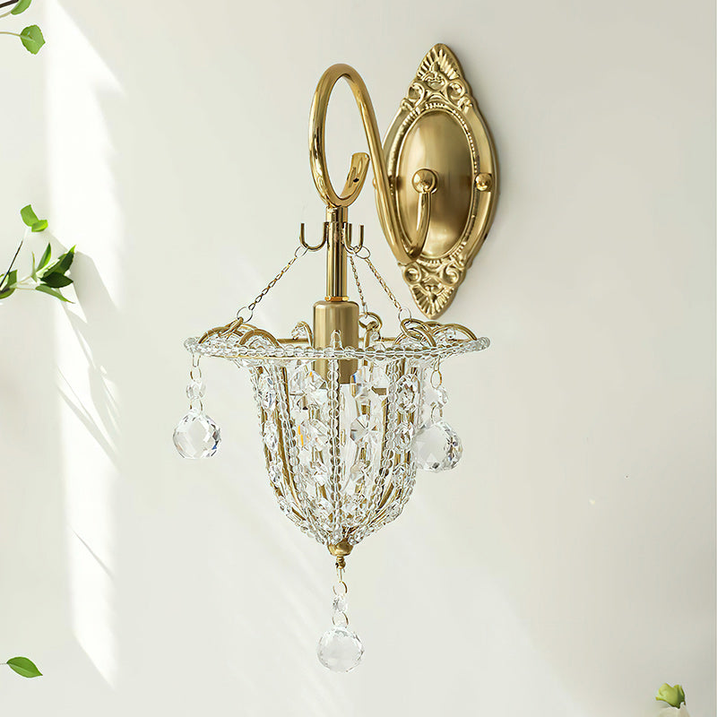 Acento Brass & Glass Wall Sconce