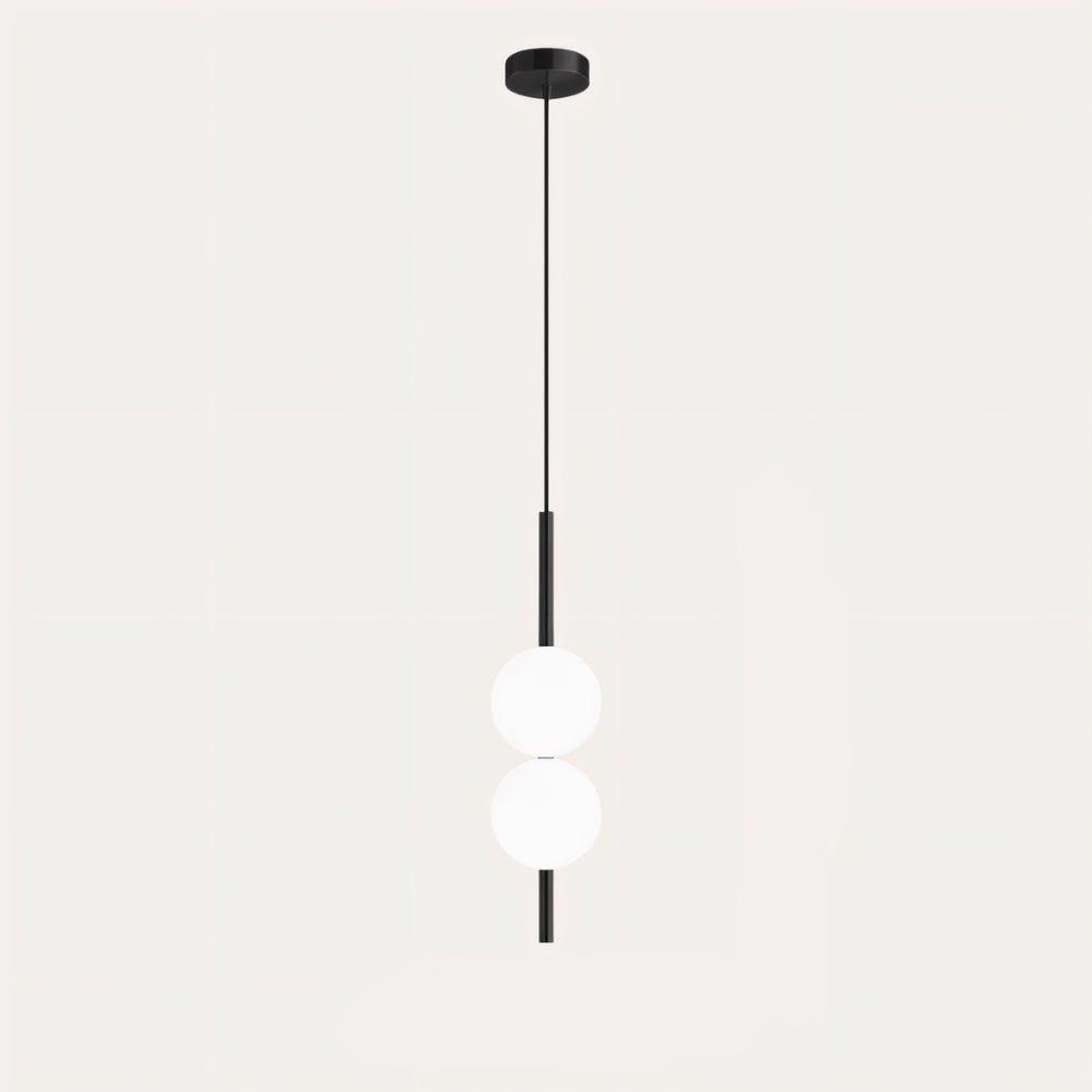 AcryLuma: Nordic Sphere Pendant Light made of Acrylic & Metal – for Bedroom & Dining Area