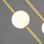 AcryLuma: Nordic Sphere Pendant Light made of Acrylic & Metal – for Bedroom & Dining Area