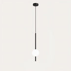 AcryLuma: Nordic Sphere Pendant Light made of Acrylic & Metal – for Bedroom & Dining Area