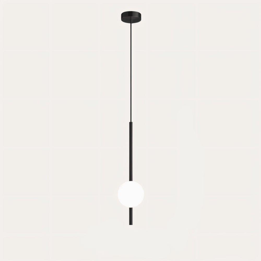 AcryLuma: Nordic Sphere Pendant Light made of Acrylic & Metal – for Bedroom & Dining Area