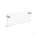 AcrylVista: Transparent Wall Shelf – Modern, Decorative & Hanging for Books & Magazines in Library & Living Room