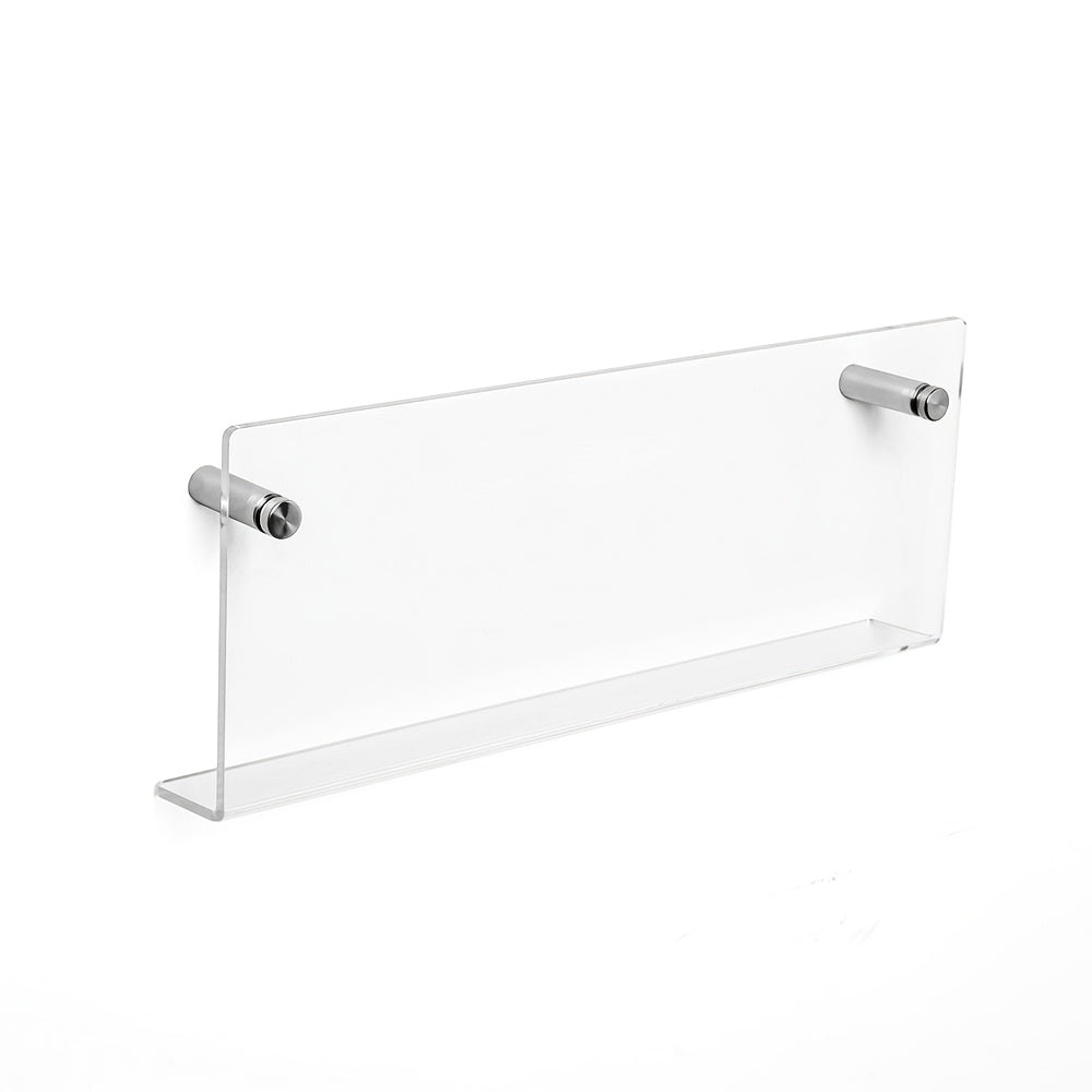 AcrylVista: Transparent Wall Shelf – Modern, Decorative & Hanging for Books & Magazines in Library & Living Room