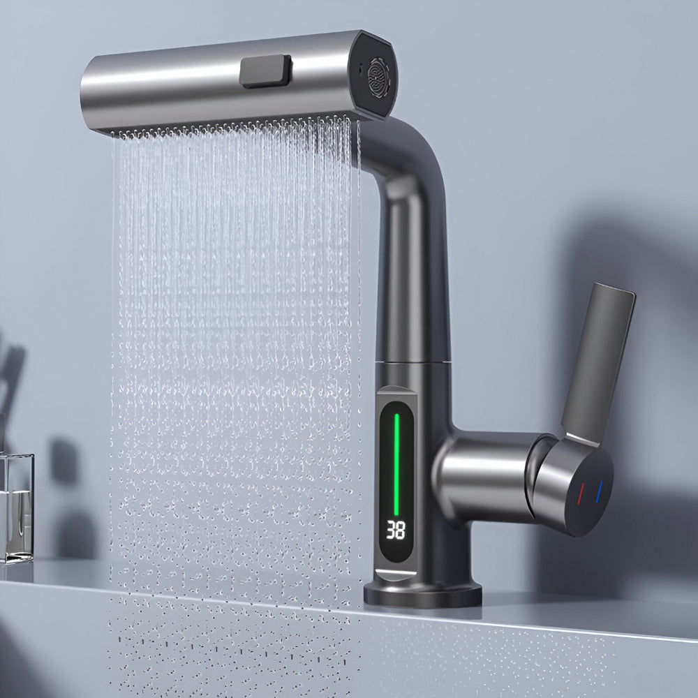 Civita - Adjustable Kitchen Faucet with Temperature Display