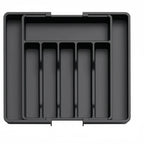 Kitchen Drawer Organizer Adjustable 8 Compartment PP Plastic Cutlery Tray