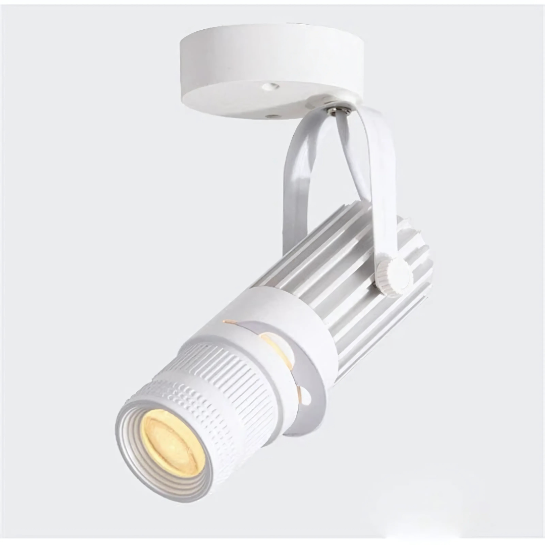 Adjustable LED Ceiling Spotlight Aluminum Brushed Nickel