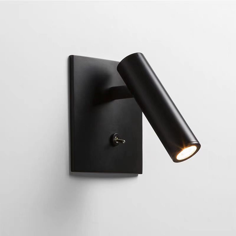 Adjustable LED Wall Lamp with Knob Switch – Modern Minimalist Wall Sconce Lighting for Home Décor, Warm White Illumination
