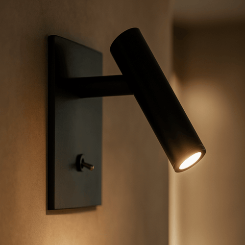 Adjustable LED Wall Lamp with Knob Switch – Modern Minimalist Wall Sconce Lighting for Home Décor, Warm White Illumination