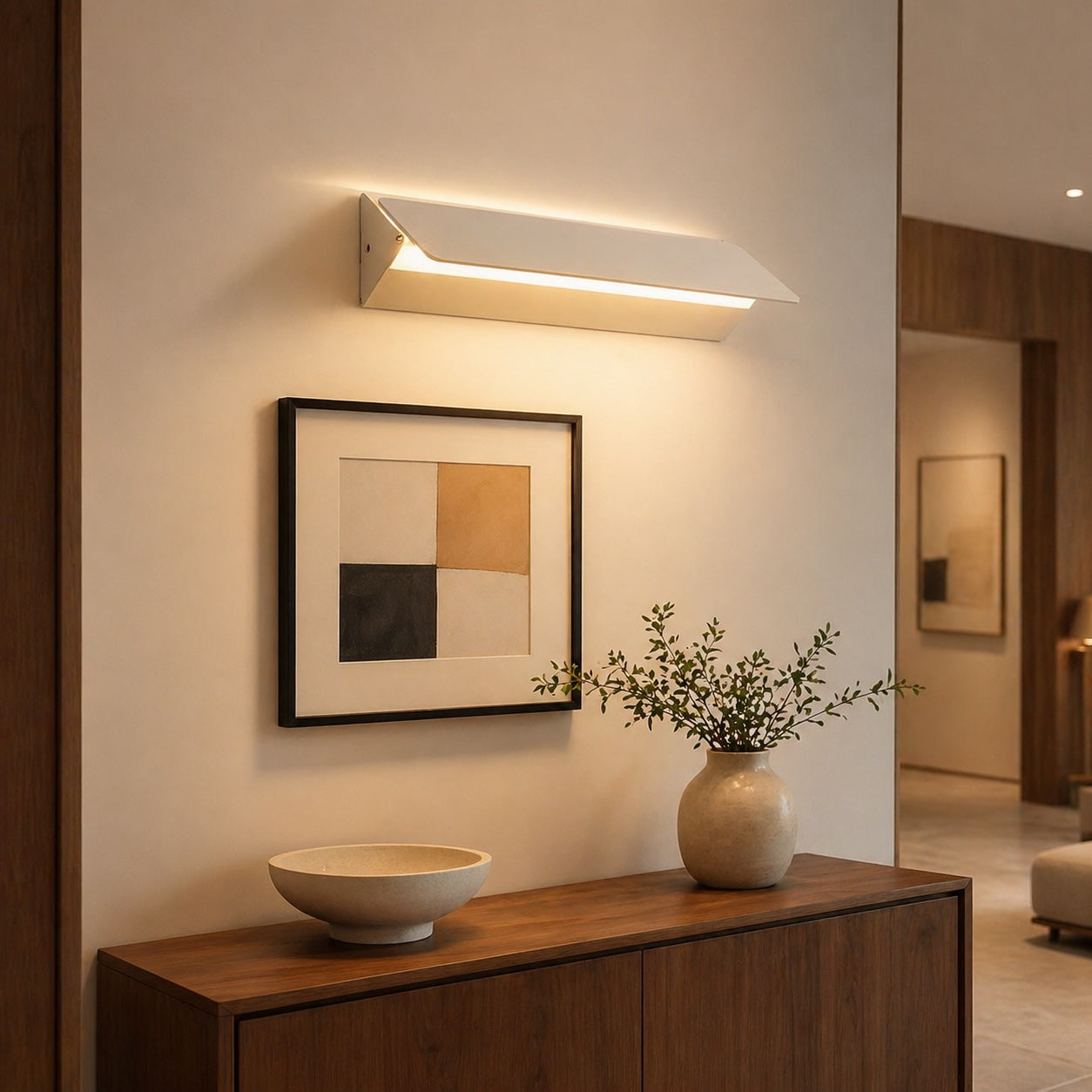 LED Wall Light Adjustable Beam COB Aluminum Indoor Wall Mount