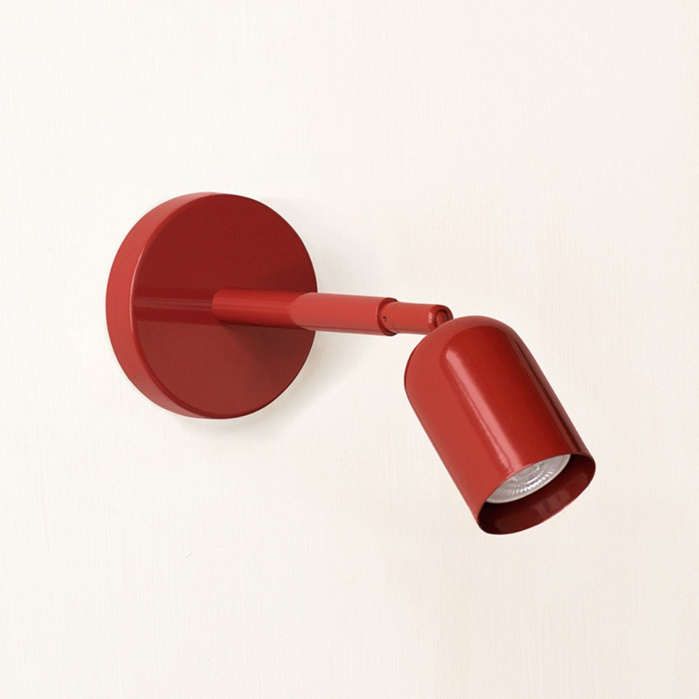Adjustable Wall Sconce, Rotatable Arm, Iron Frame, Wall Mounted