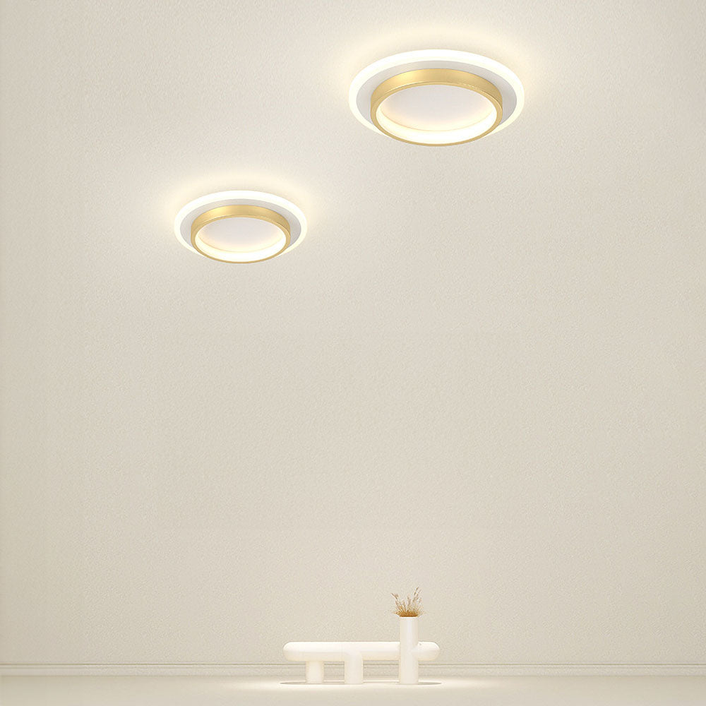 AeroGlow: Round LED Ceiling Light – Modern Surface-Mounted Lamp for Living Room & Hallway