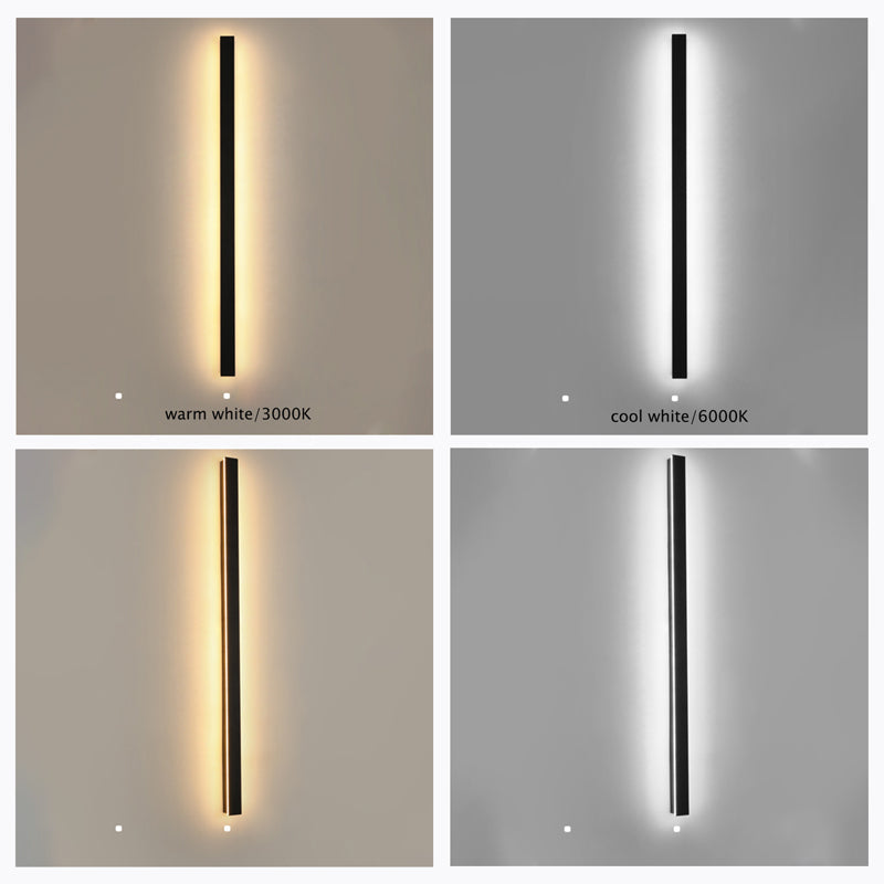 AeroLyn: Linear LED Outdoor Wall Light – Weatherproof Wall Lamp for Garden & Terrace