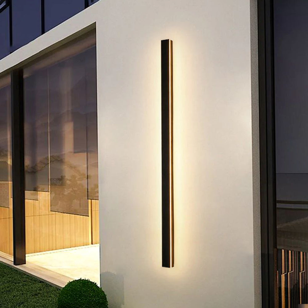 AeroLyn: Linear LED Outdoor Wall Light – Weatherproof Wall Lamp for Garden & Terrace