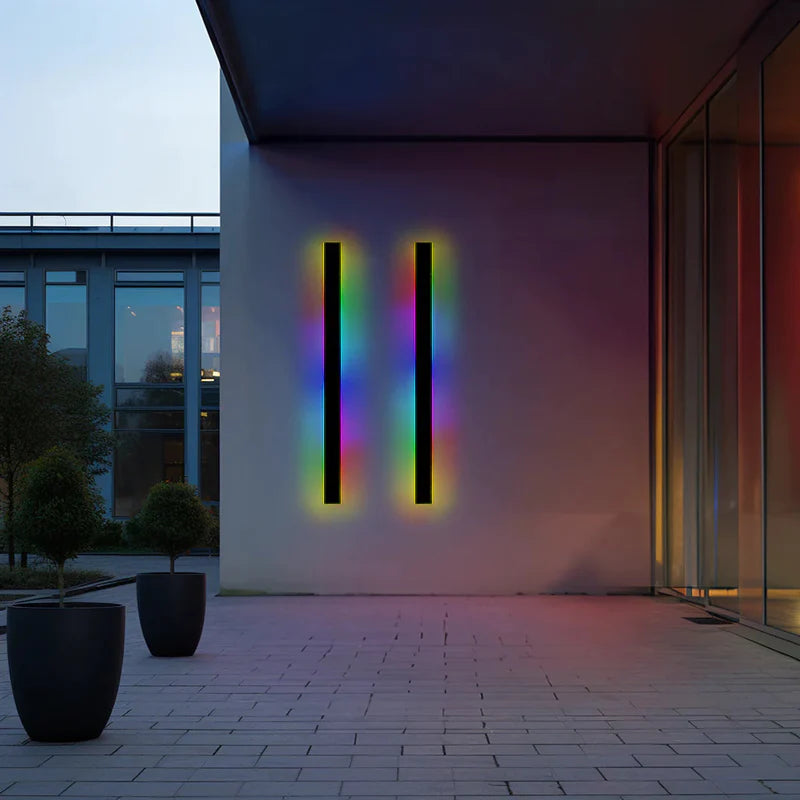 AeroLyn: Linear LED Outdoor Wall Light – Weatherproof Wall Lamp for Garden & Terrace