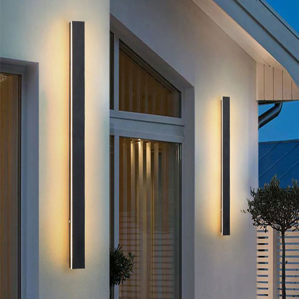 AeroLyn: Linear LED Outdoor Wall Light – Weatherproof Wall Lamp for Garden & Terrace