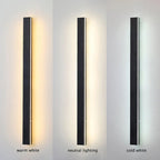 AeroLyn: Linear LED Outdoor Wall Light – Weatherproof Wall Lamp for Garden & Terrace