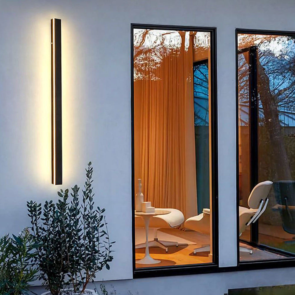 AeroLyn: Linear LED Outdoor Wall Light – Weatherproof Wall Lamp for Garden & Terrace