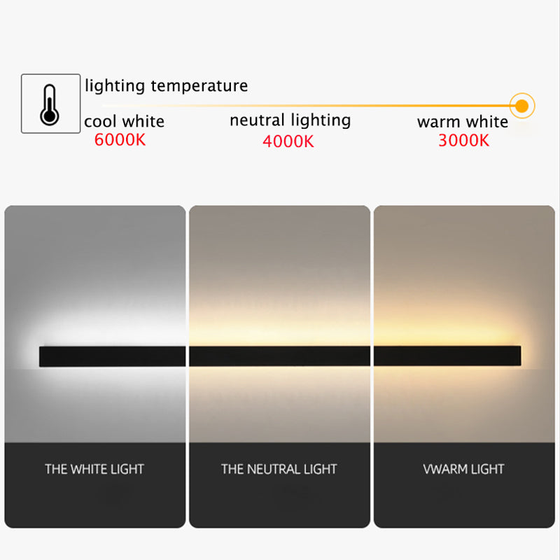 AeroLyn: Linear LED Outdoor Wall Light – Weatherproof Wall Lamp for Garden & Terrace