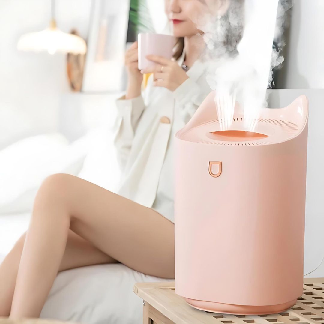 Ultrasonic Humidifier Energy Efficient Low Noise Multiple Mist Modes Indoor Use