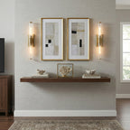 Aether Clear Glass Cylinder Wall Sconce