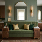 Aether Clear Glass Cylinder Wall Sconce