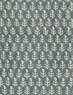Astra Linen Pillow | Handmade Block Print, Floral Design