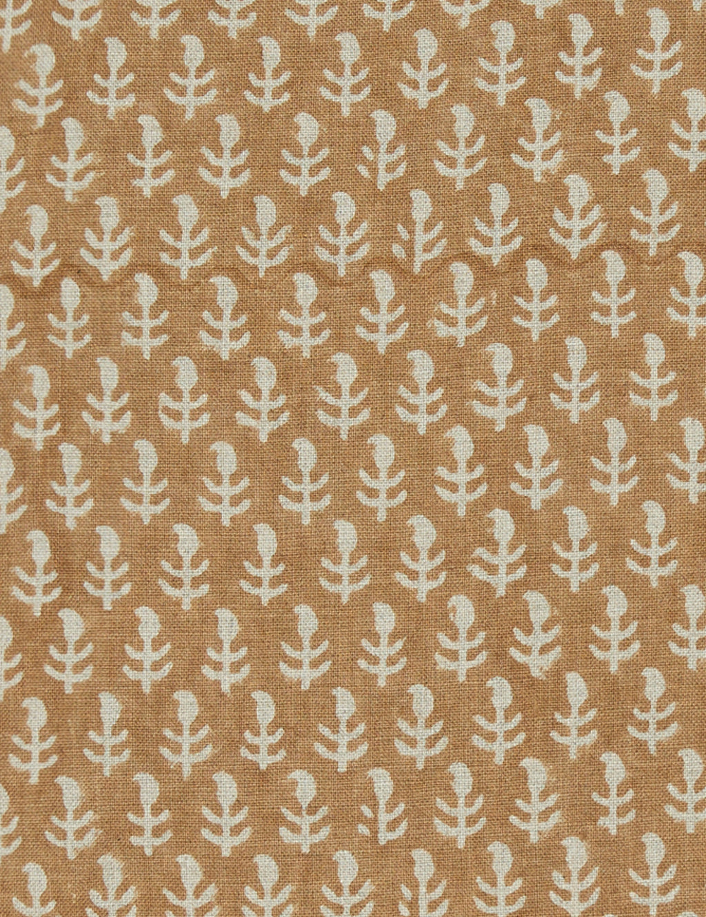 Astra Linen Pillow | Handmade Block Print, Floral Design