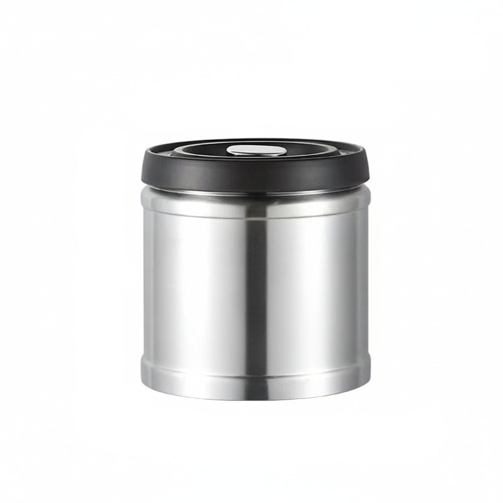 Coffee Canister Stainless Steel Vacuum Sealed Airtight Storage Container