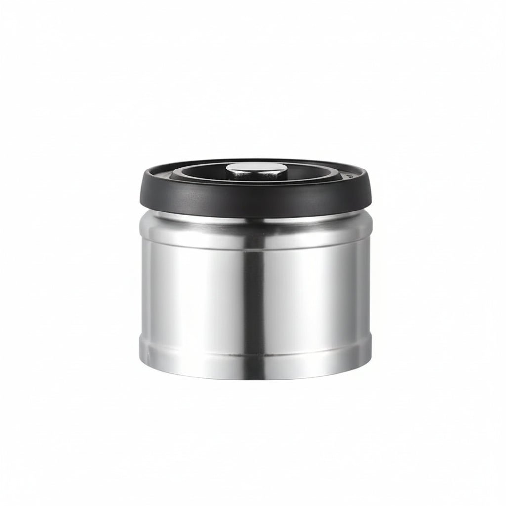 Coffee Canister Stainless Steel Vacuum Sealed Airtight Storage Container