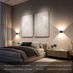 Xeno LED Wall Light | Adjustable Flaps, Warm White Light