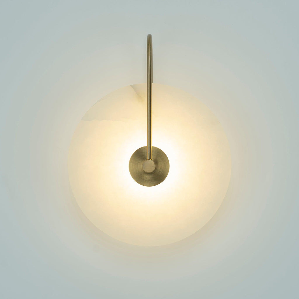 Bela Alabaster Wall Lamp | Art Deco Design, Integrated LED