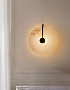 Bela Alabaster Wall Lamp | Art Deco Design, Integrated LED