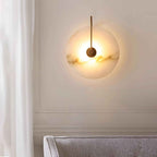 Bela Alabaster Wall Lamp | Art Deco Design, Integrated LED