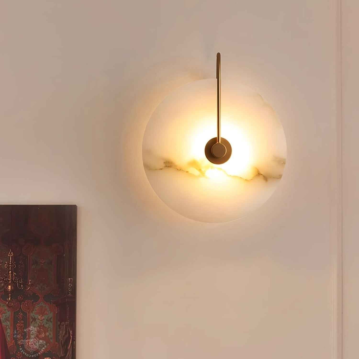 Bela Alabaster Wall Lamp | Art Deco Design, Integrated LED
