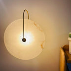 Bela Alabaster Wall Lamp | Art Deco Design, Integrated LED