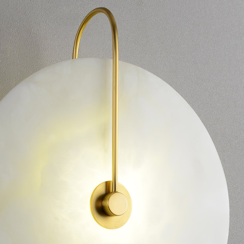 Bela Alabaster Wall Lamp | Art Deco Design, Integrated LED