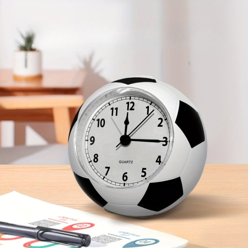 Alarm Clock Plastic Football Shape Musical Alarm